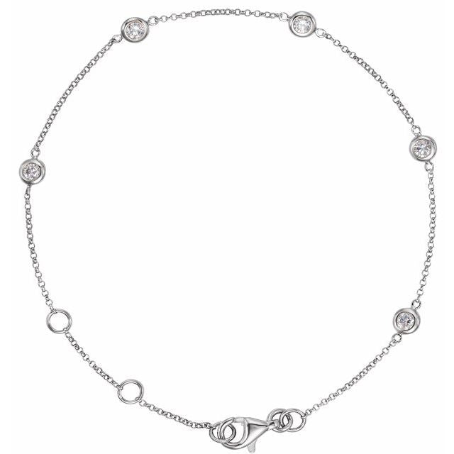 Diamond Bezel Bracelet