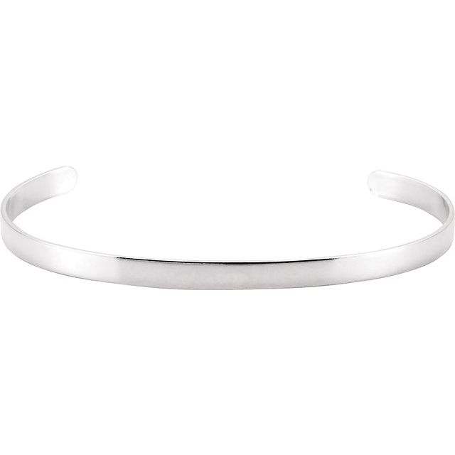  Italian Silver Cuff Style Bangle 