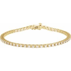 Traditional Diamond Tennis Bracelet