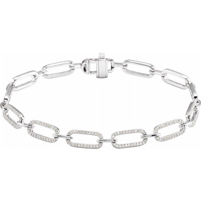 Diamond Bar Style Bracelet