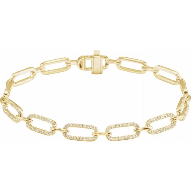 Diamond Bar Style Bracelet