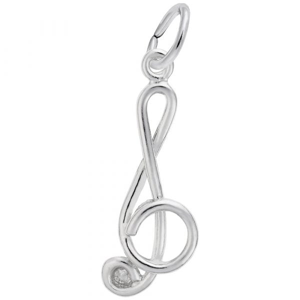 Treble Clef Pendant or Charm