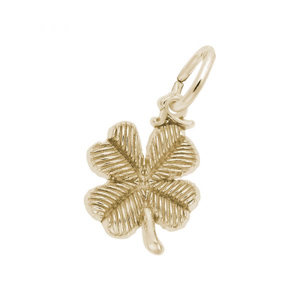 Four Leaf Clover Accent Charm or Pendant