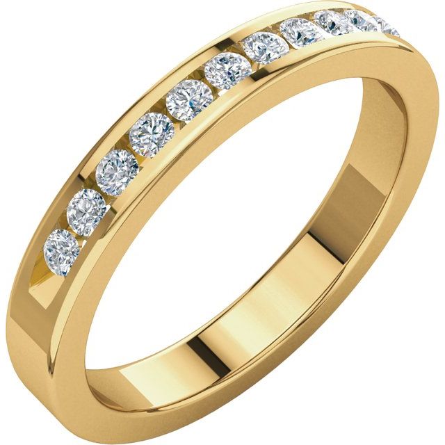 Ladies Diamond Anniversary Ring With a Stackable Design Option