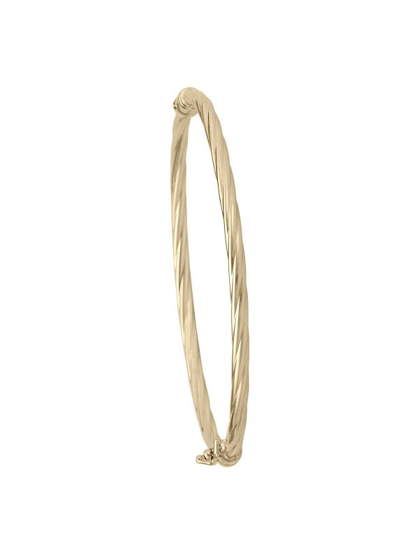 Ladies Gold Bangle Style Bracelet