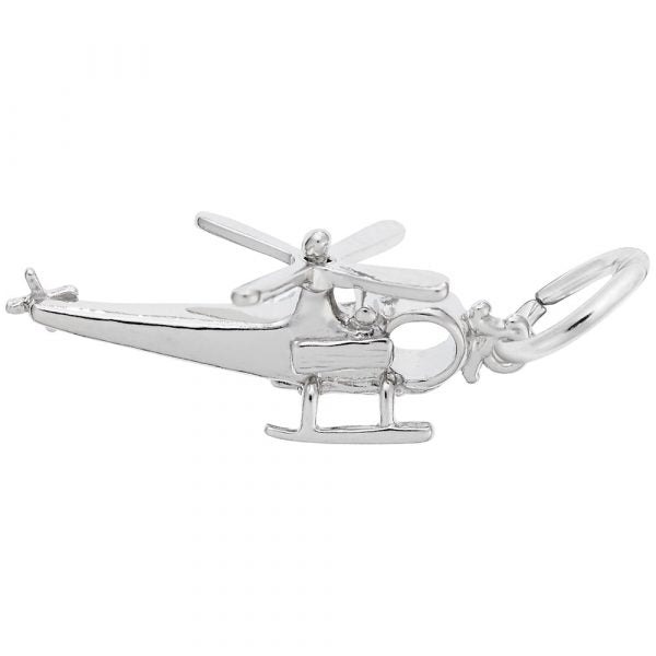 3 dimensional design Helicopter Charm