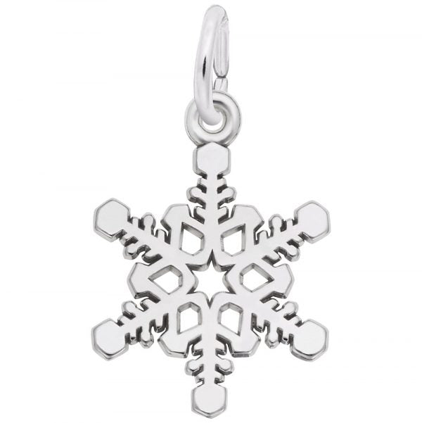 Small Snowflake Charm or Pendant